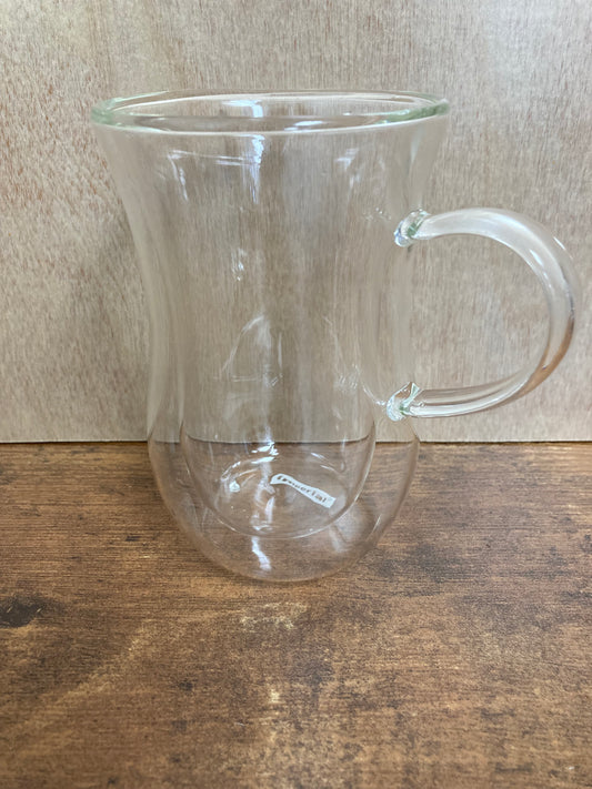 Coffee Tea cups set of 6 double walled glass.