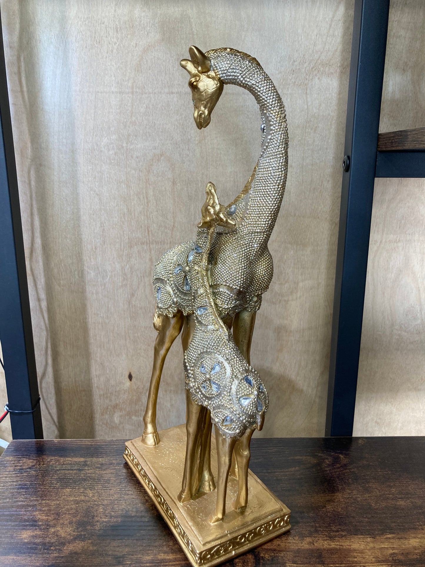 Figurine giraffe Mom and baby decoration home decor.