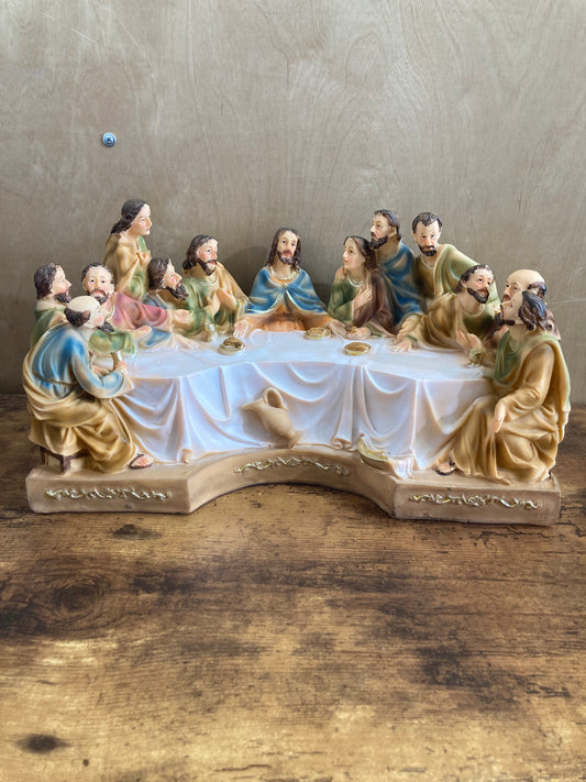 Last Supper table top 3D figurine . Unique Home decor .