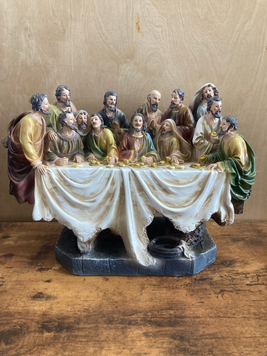 Last Supper table top 3D figurine . Unique Home decor .